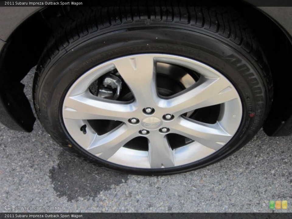 2011 Subaru Impreza Outback Sport Wagon Wheel and Tire Photo #54011739