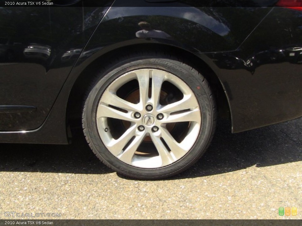 2010 Acura TSX V6 Sedan Wheel and Tire Photo #54012664
