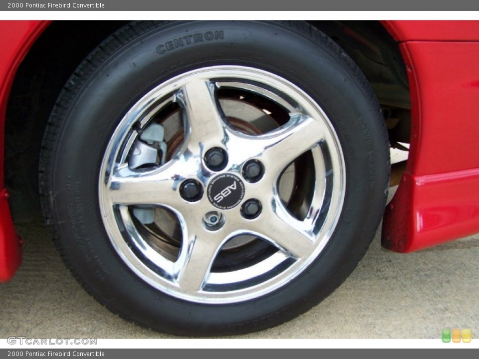 2000 Pontiac Firebird Convertible Wheel and Tire Photo #54015132