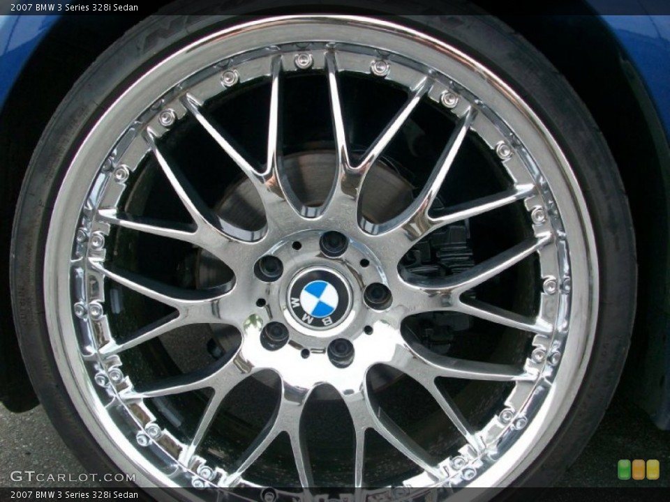 2007 BMW 3 Series Custom Wheel and Tire Photo #54017807