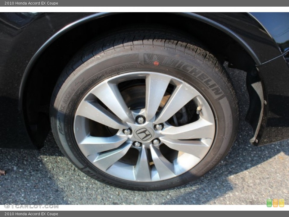 2010 Honda Accord EX Coupe Wheel and Tire Photo #54022094