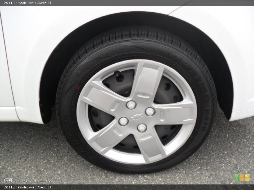 2011 Chevrolet Aveo Aveo5 LT Wheel and Tire Photo #54022118