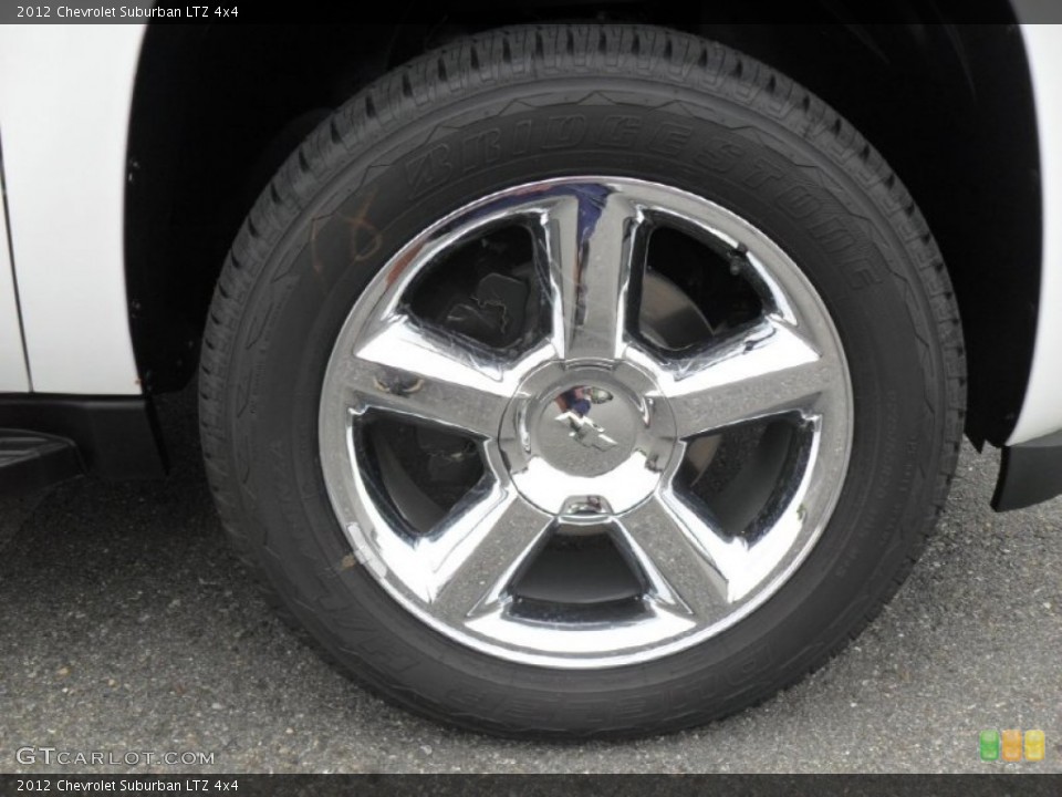 2012 Chevrolet Suburban LTZ 4x4 Wheel and Tire Photo #54024313