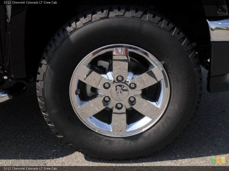 2012 Chevrolet Colorado LT Crew Cab Wheel and Tire Photo #54025231