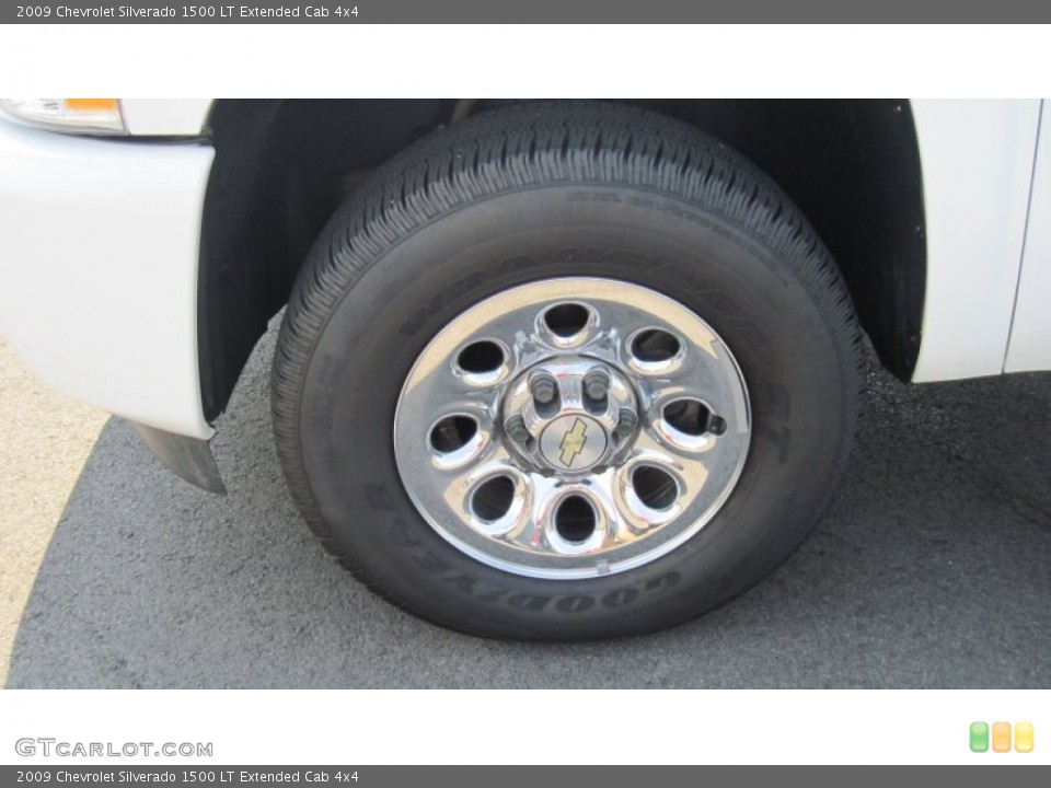 2009 Chevrolet Silverado 1500 LT Extended Cab 4x4 Wheel and Tire Photo #54043706