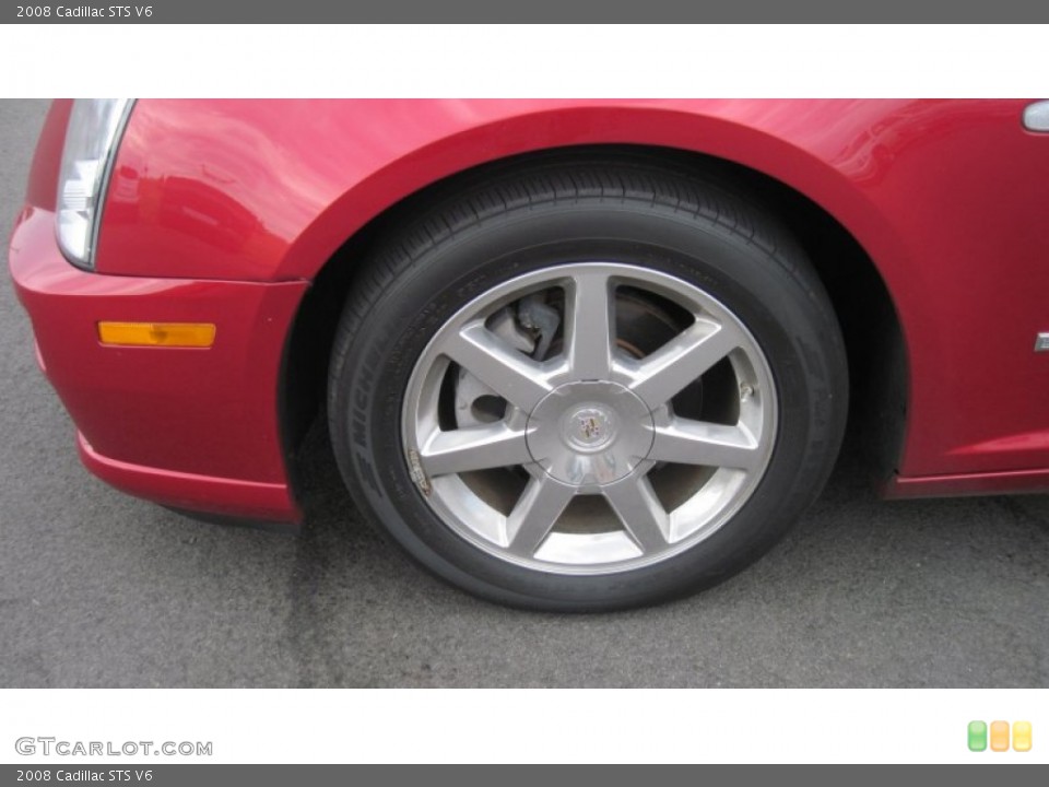 2008 Cadillac STS V6 Wheel and Tire Photo #54044360