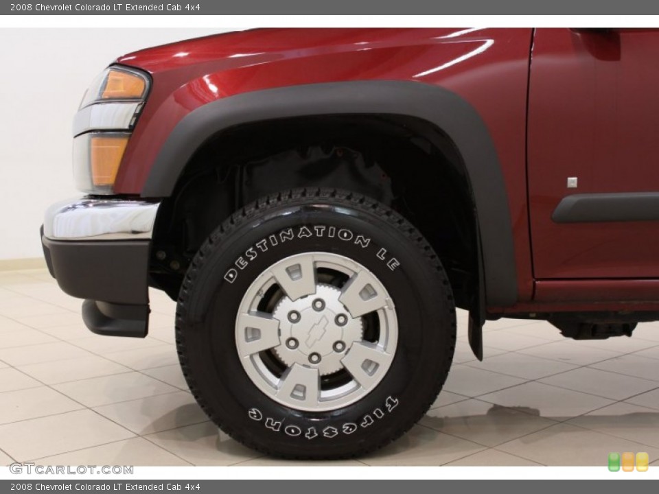 2008 Chevrolet Colorado LT Extended Cab 4x4 Wheel and Tire Photo #54048029