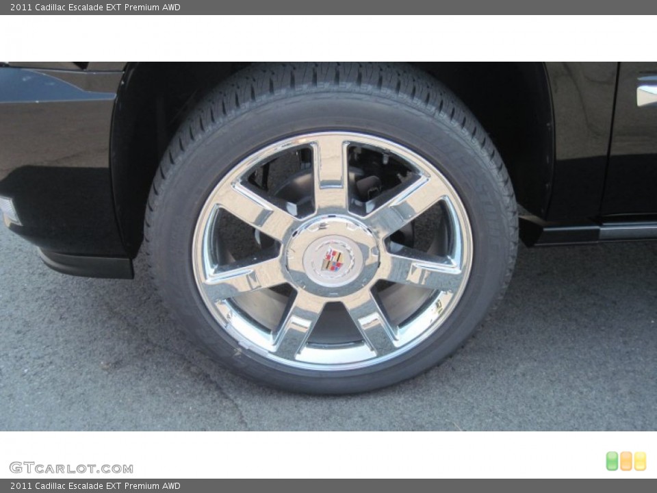 2011 Cadillac Escalade EXT Premium AWD Wheel and Tire Photo #54048872