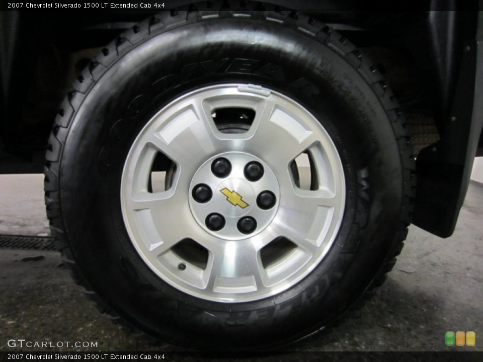 2007 Chevrolet Silverado 1500 LT Extended Cab 4x4 Wheel and Tire Photo #54054971