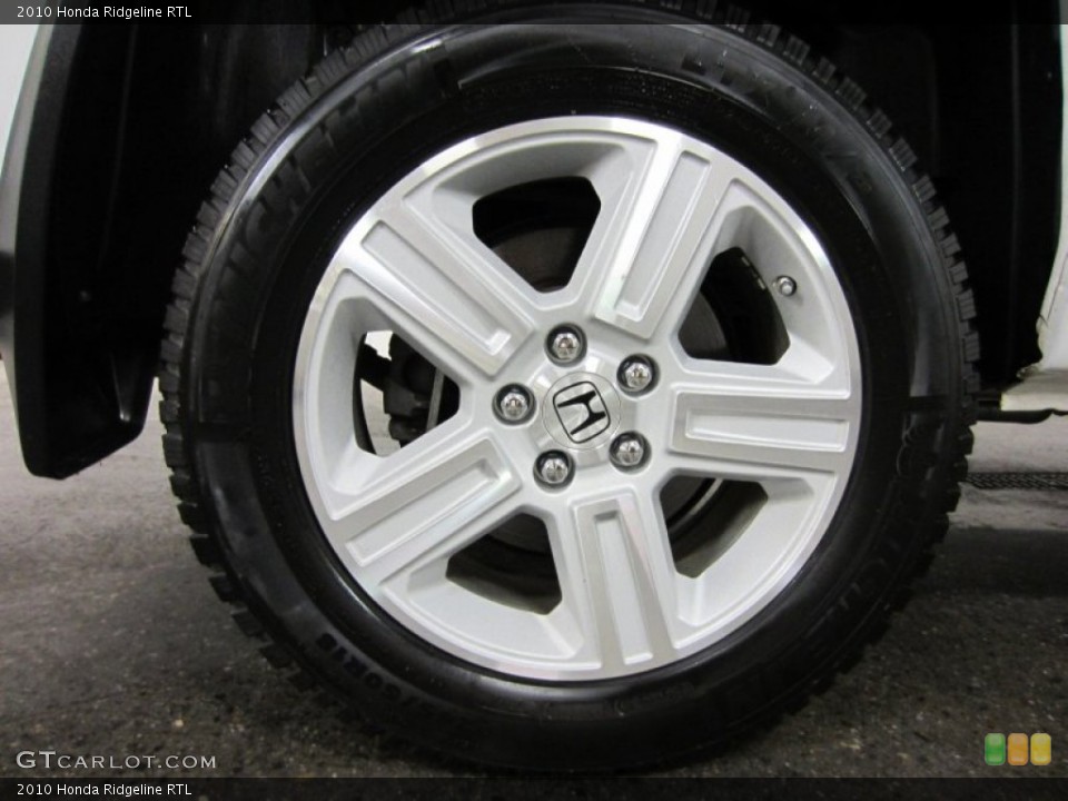 2010 Honda Ridgeline RTL Wheel and Tire Photo #54056486