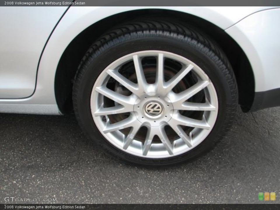 2008 Volkswagen Jetta Wolfsburg Edition Sedan Wheel and Tire Photo #54056681