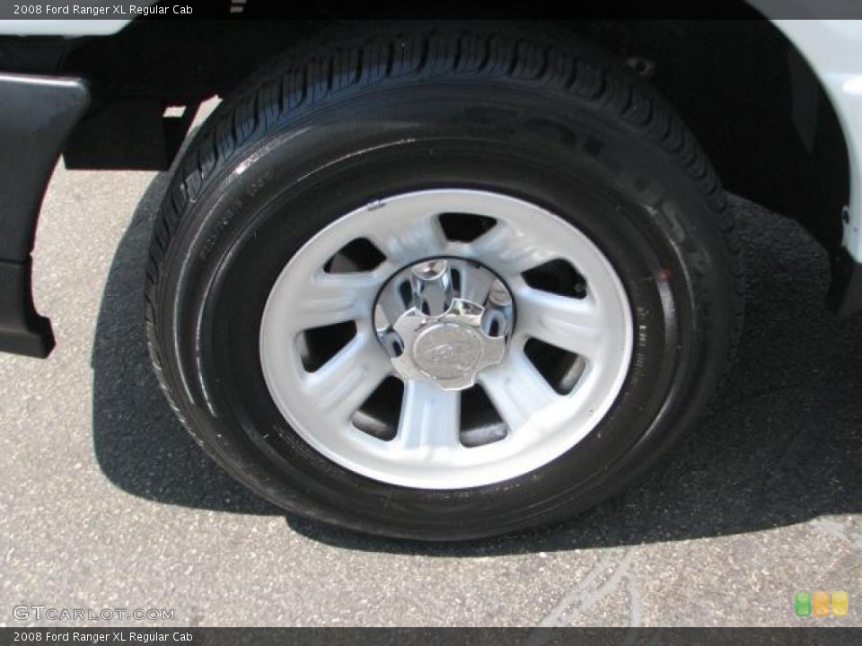 2008 Ford Ranger XL Regular Cab Wheel and Tire Photo #54056841