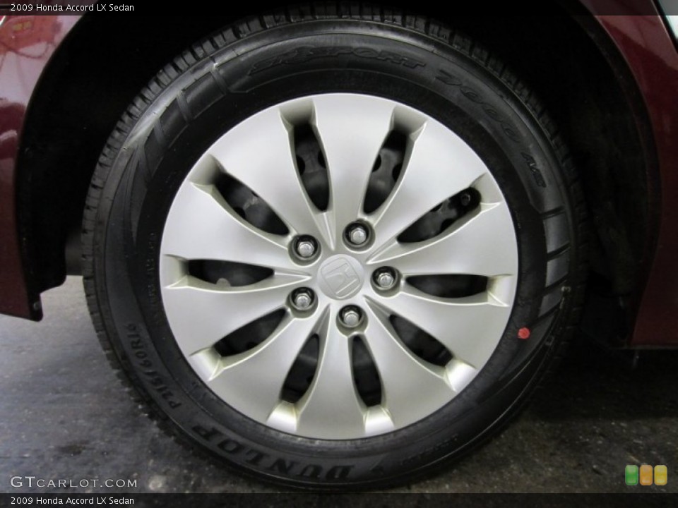 2009 Honda Accord LX Sedan Wheel and Tire Photo #54057671