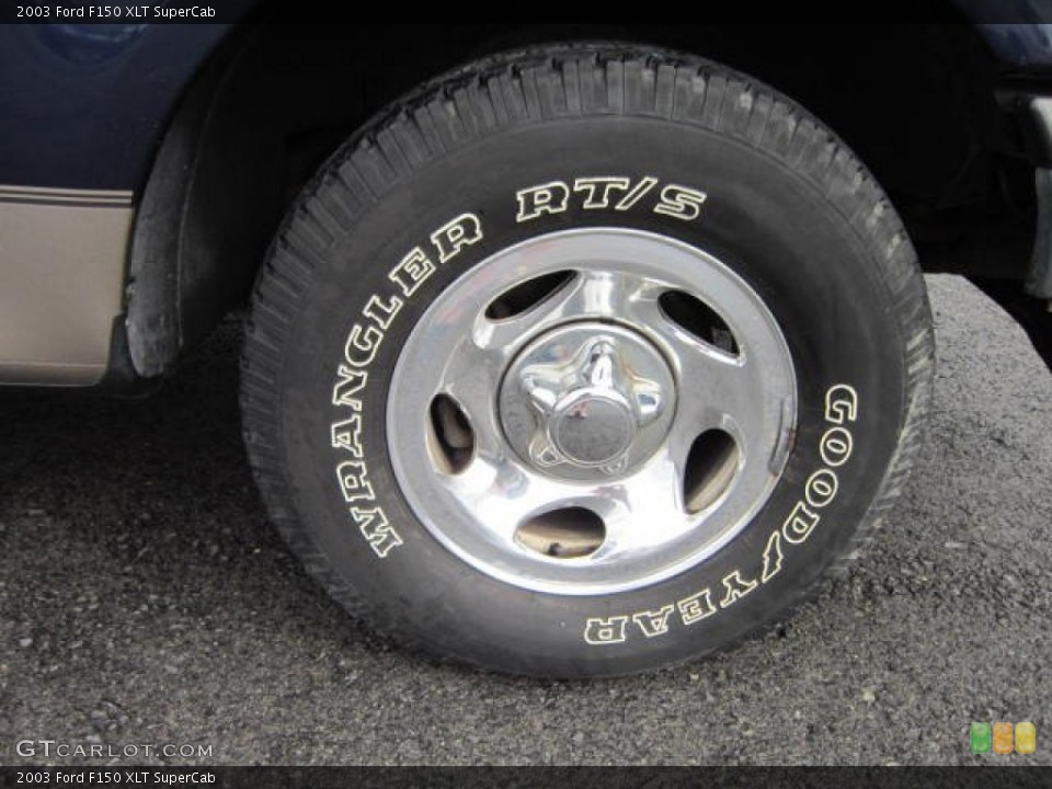 2003 Ford F150 XLT SuperCab Wheel and Tire Photo #54063641