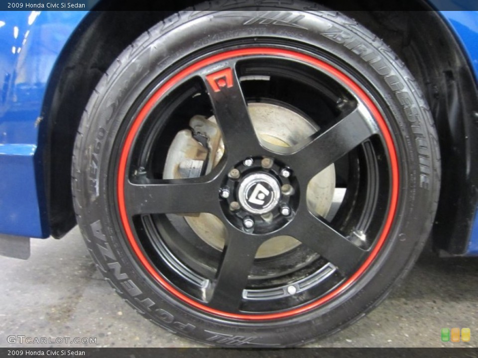 2009 Honda Civic Custom Wheel and Tire Photo #54063839