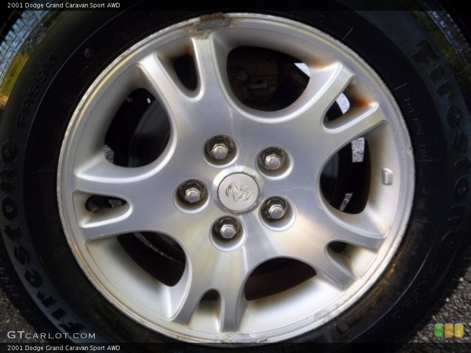 2001 Dodge Grand Caravan Sport AWD Wheel and Tire Photo #54071196