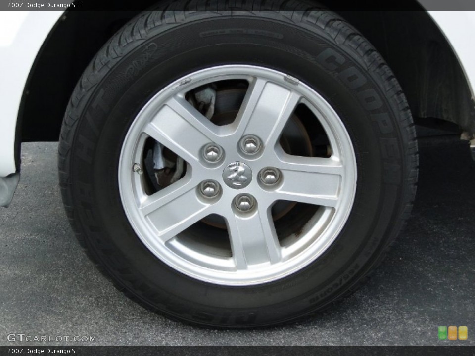 2007 Dodge Durango SLT Wheel and Tire Photo #54075933