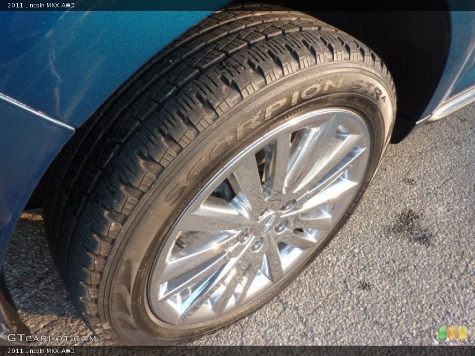 2011 Lincoln MKX AWD Wheel and Tire Photo #54075960