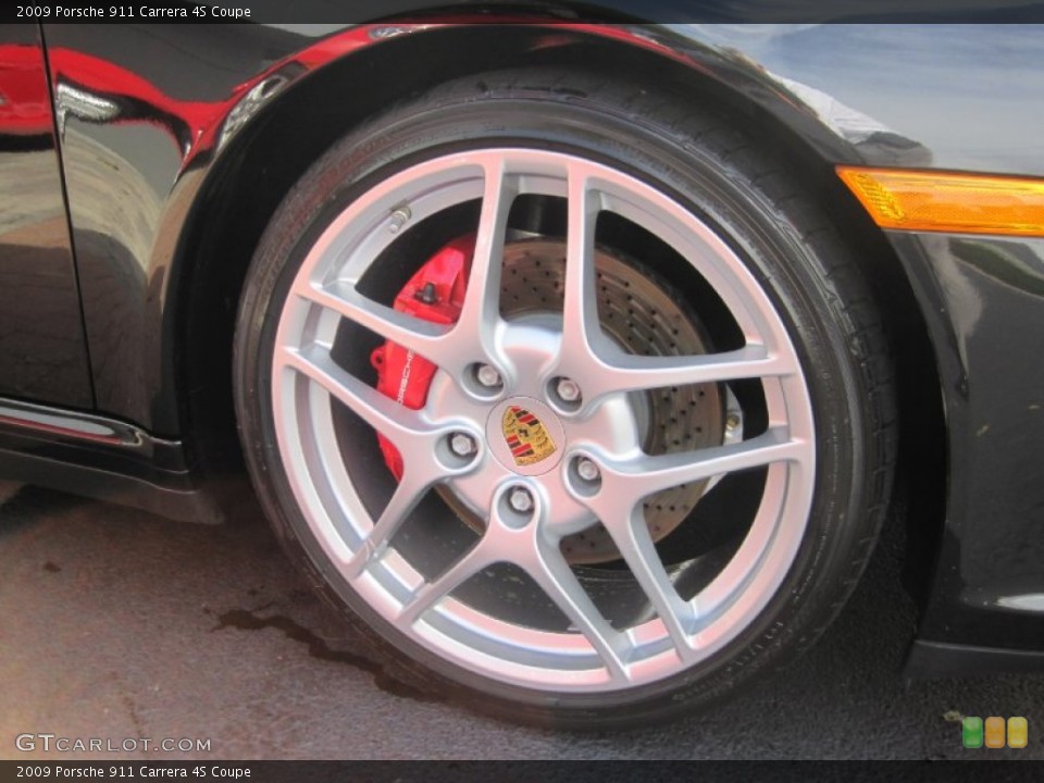 2009 Porsche 911 Carrera 4S Coupe Wheel and Tire Photo #54076063