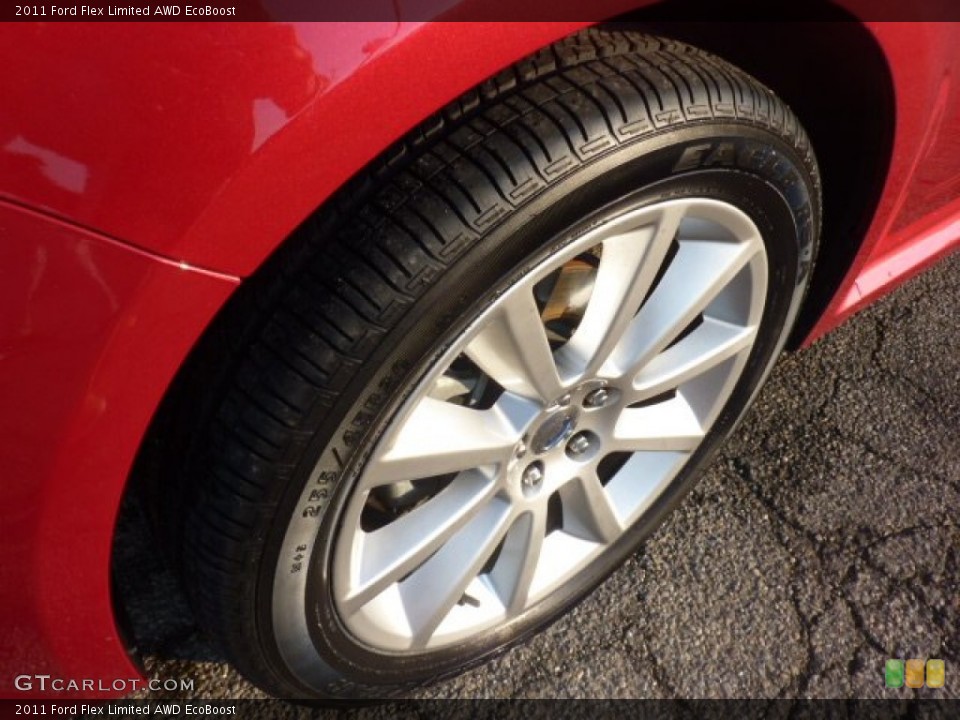 2011 Ford Flex Limited AWD EcoBoost Wheel and Tire Photo #54076306