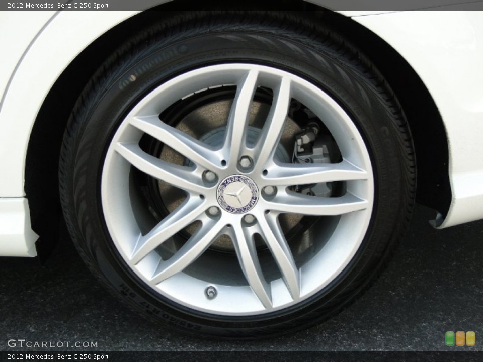2012 Mercedes-Benz C 250 Sport Wheel and Tire Photo #54078363
