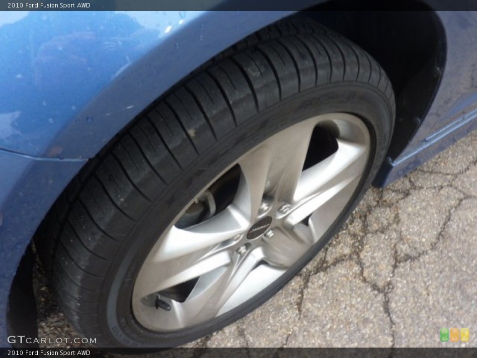 2010 Ford Fusion Sport AWD Wheel and Tire Photo #54078722