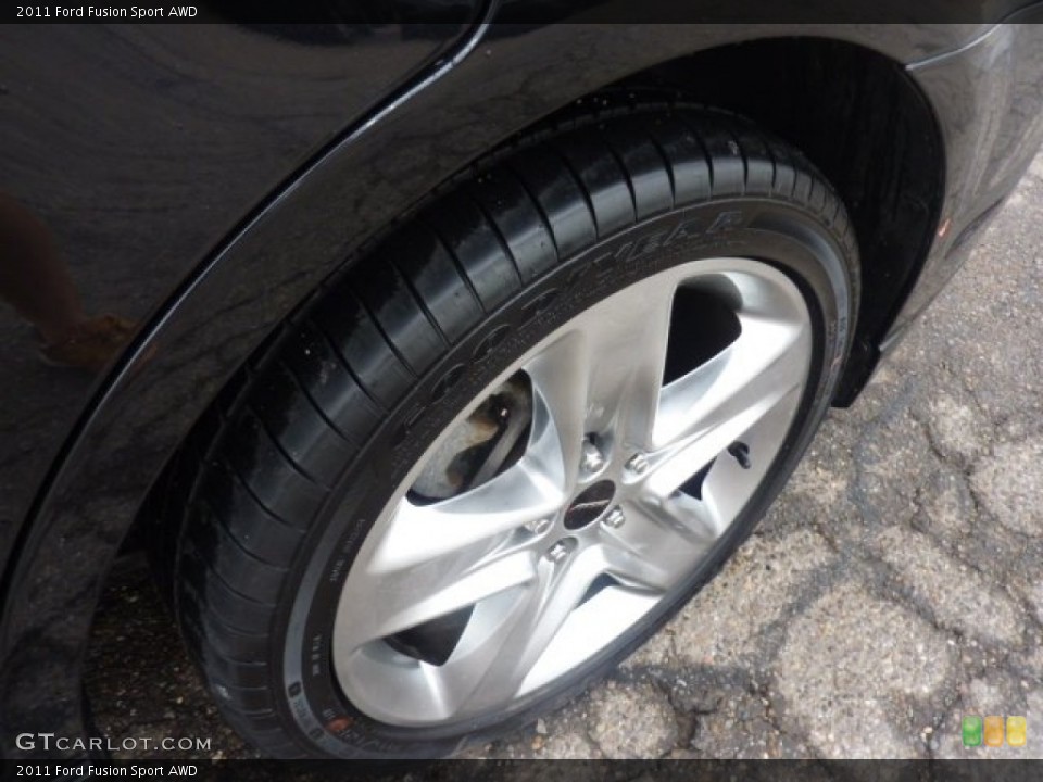 2011 Ford Fusion Sport AWD Wheel and Tire Photo #54079065