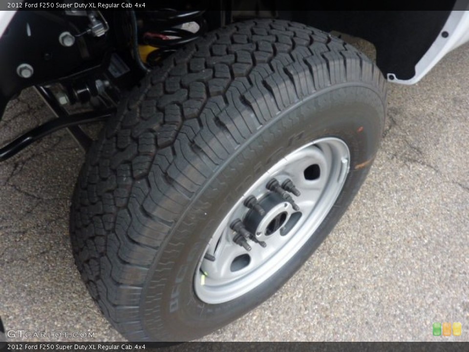 2012 Ford F250 Super Duty XL Regular Cab 4x4 Wheel and Tire Photo #54080775