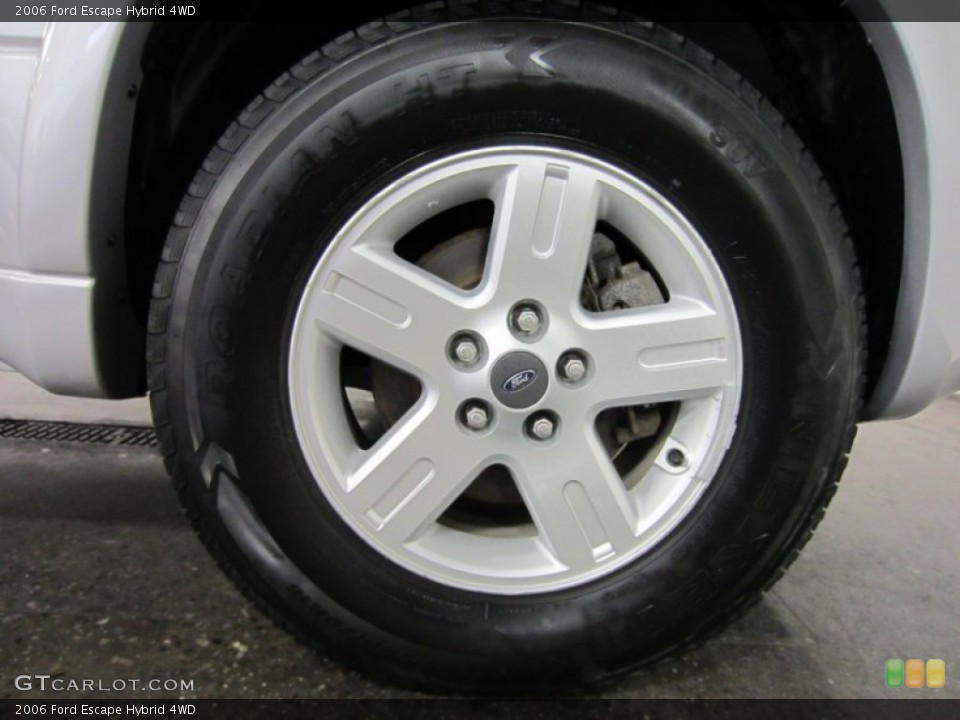 2006 Ford Escape Hybrid 4WD Wheel and Tire Photo #54082275