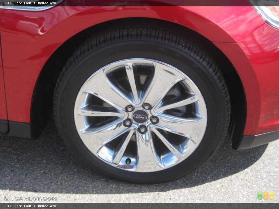 2010 Ford Taurus Limited AWD Wheel and Tire Photo #54086387