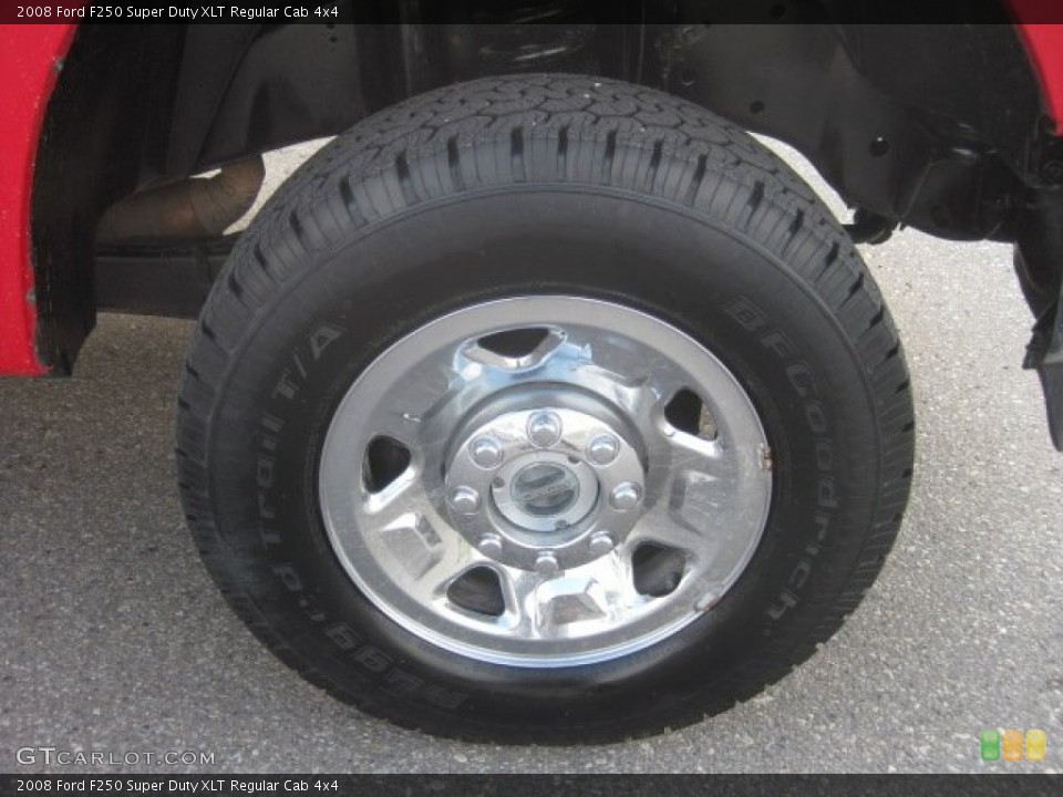 2008 Ford F250 Super Duty XLT Regular Cab 4x4 Wheel and Tire Photo #54088437