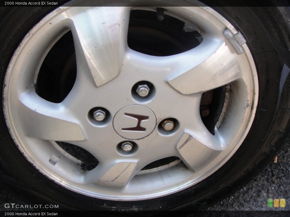 2000 Honda Accord EX Sedan Wheel and Tire Photo #54094530