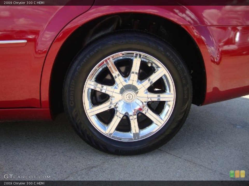 2009 Chrysler 300 C HEMI Wheel and Tire Photo #54100401