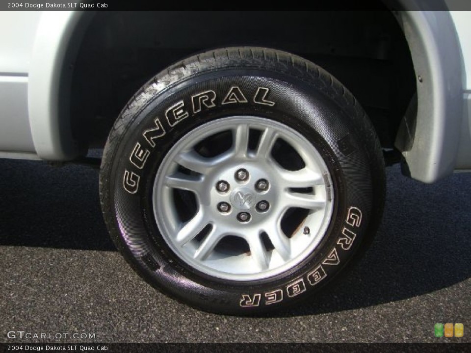 2004 Dodge Dakota SLT Quad Cab Wheel and Tire Photo #54107784