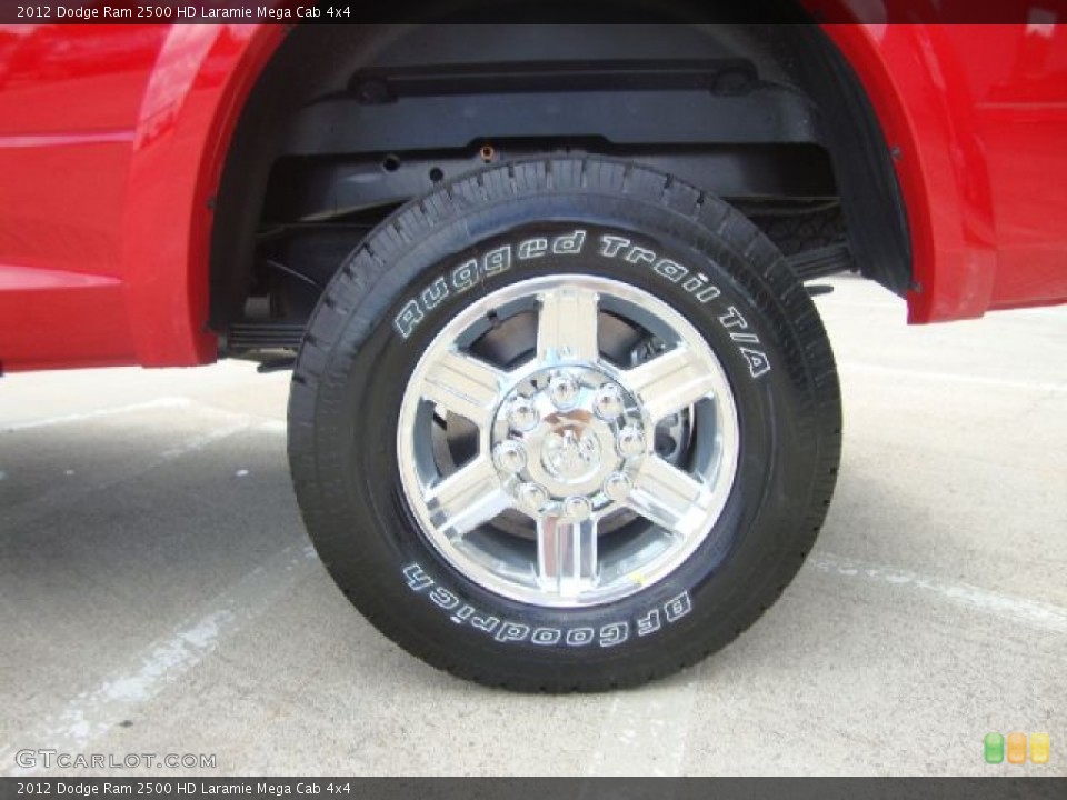 2012 Dodge Ram 2500 HD Laramie Mega Cab 4x4 Wheel and Tire Photo #54112043