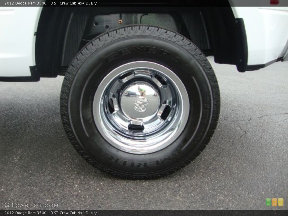 2012 Dodge Ram 3500 HD ST Crew Cab 4x4 Dually Wheel and Tire Photo #54114057