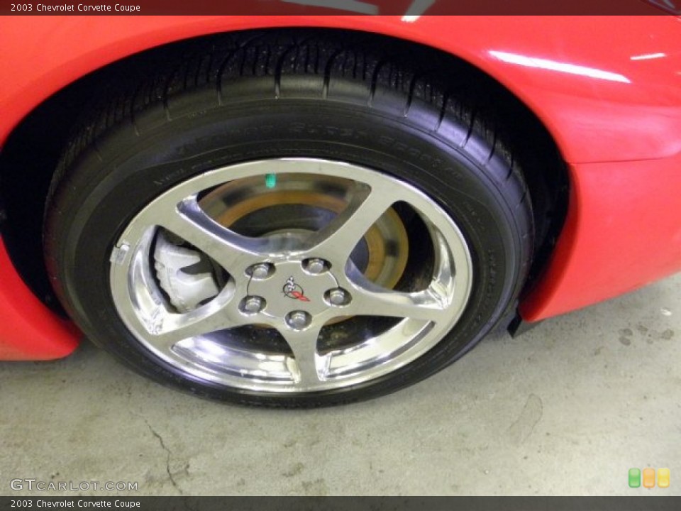 2003 Chevrolet Corvette Coupe Wheel and Tire Photo #54131232