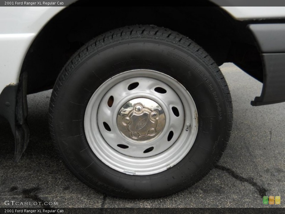 2001 Ford Ranger XL Regular Cab Wheel and Tire Photo #54132192