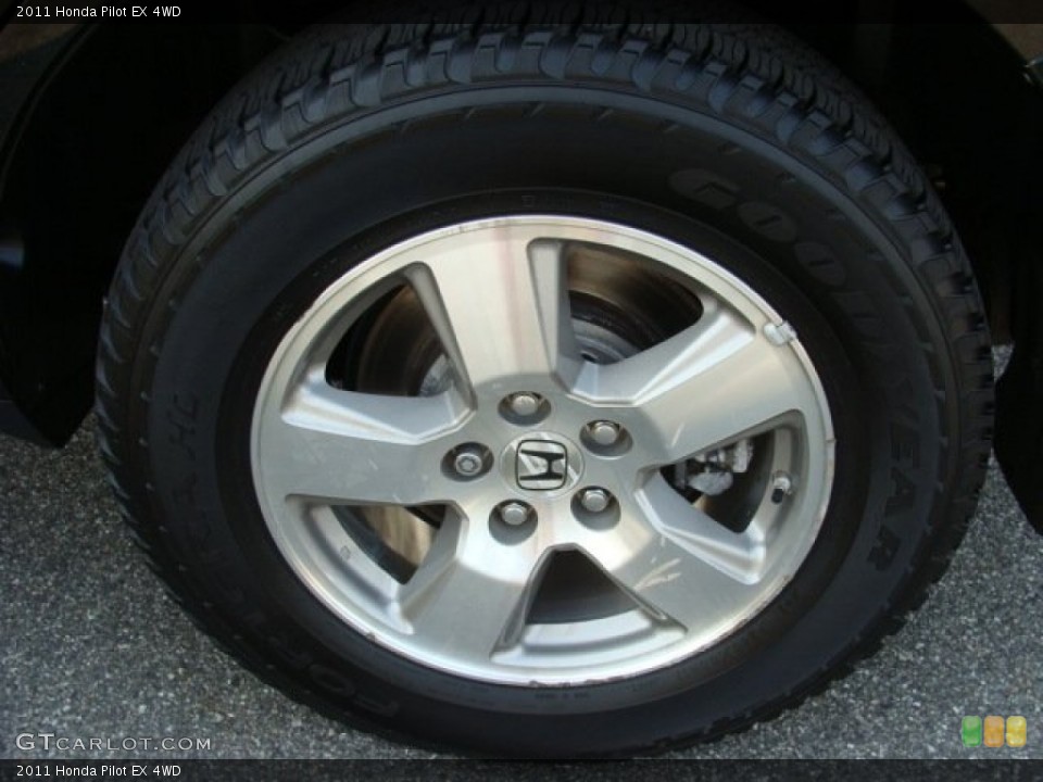2011 Honda Pilot EX 4WD Wheel and Tire Photo #54134274