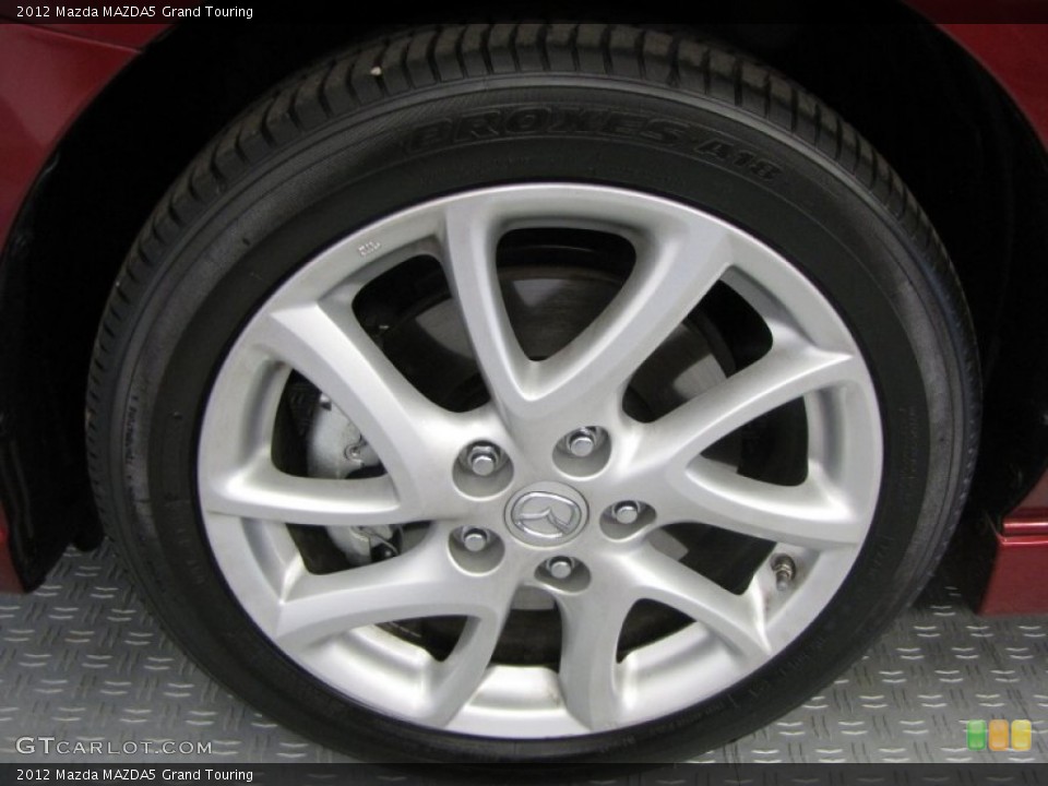 2012 Mazda MAZDA5 Grand Touring Wheel and Tire Photo #54137783