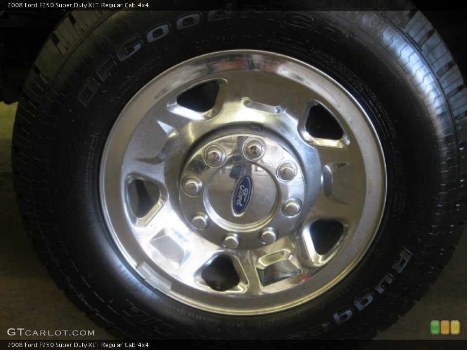 2008 Ford F250 Super Duty XLT Regular Cab 4x4 Wheel and Tire Photo #54142671