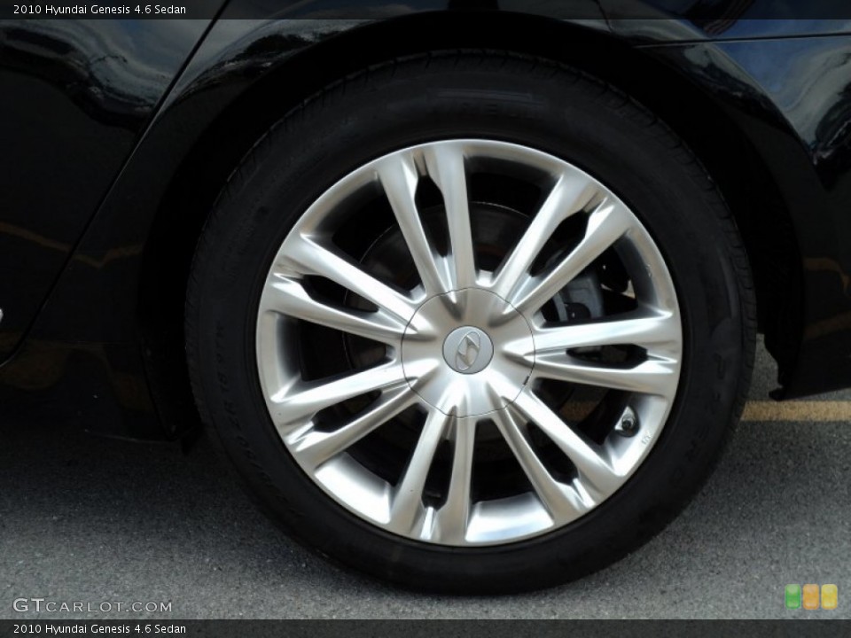 2010 Hyundai Genesis 4.6 Sedan Wheel and Tire Photo #54147654