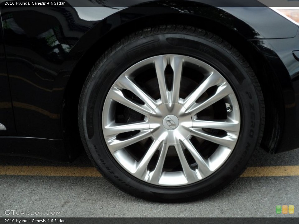 2010 Hyundai Genesis 4.6 Sedan Wheel and Tire Photo #54147762