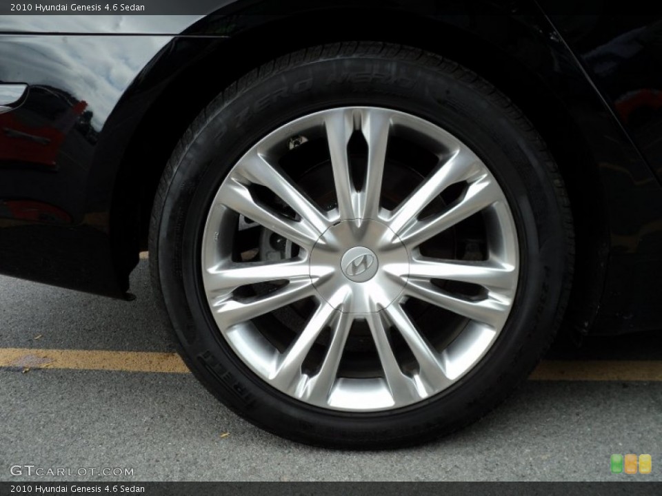 2010 Hyundai Genesis 4.6 Sedan Wheel and Tire Photo #54147771