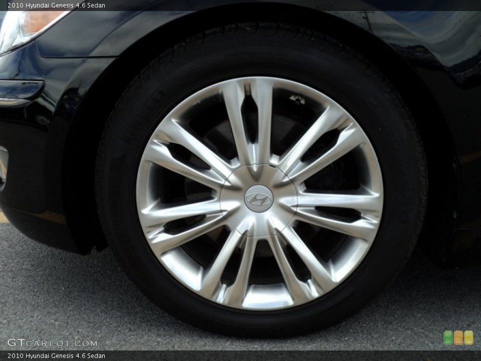 2010 Hyundai Genesis 4.6 Sedan Wheel and Tire Photo #54147783