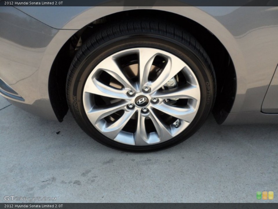 2012 Hyundai Sonata Limited 2.0T Wheel and Tire Photo #54149052