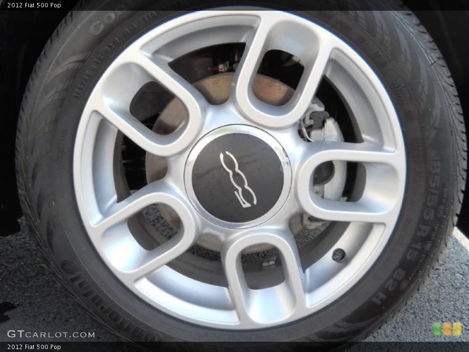 2012 Fiat 500 Pop Wheel and Tire Photo #54150222