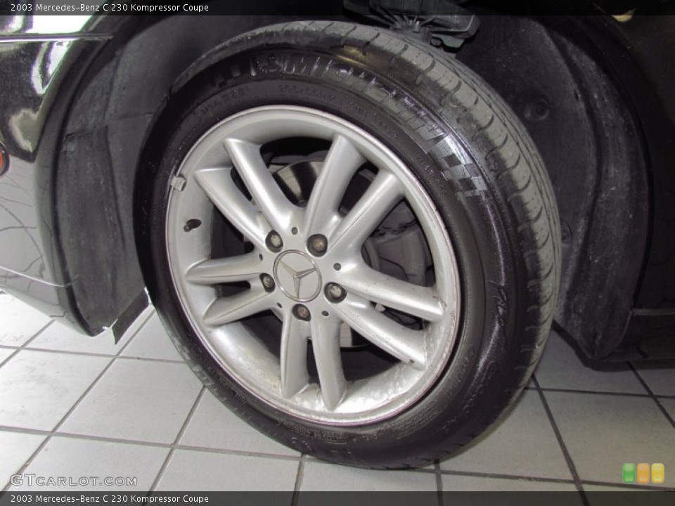 2003 Mercedes-Benz C 230 Kompressor Coupe Wheel and Tire Photo #54155686