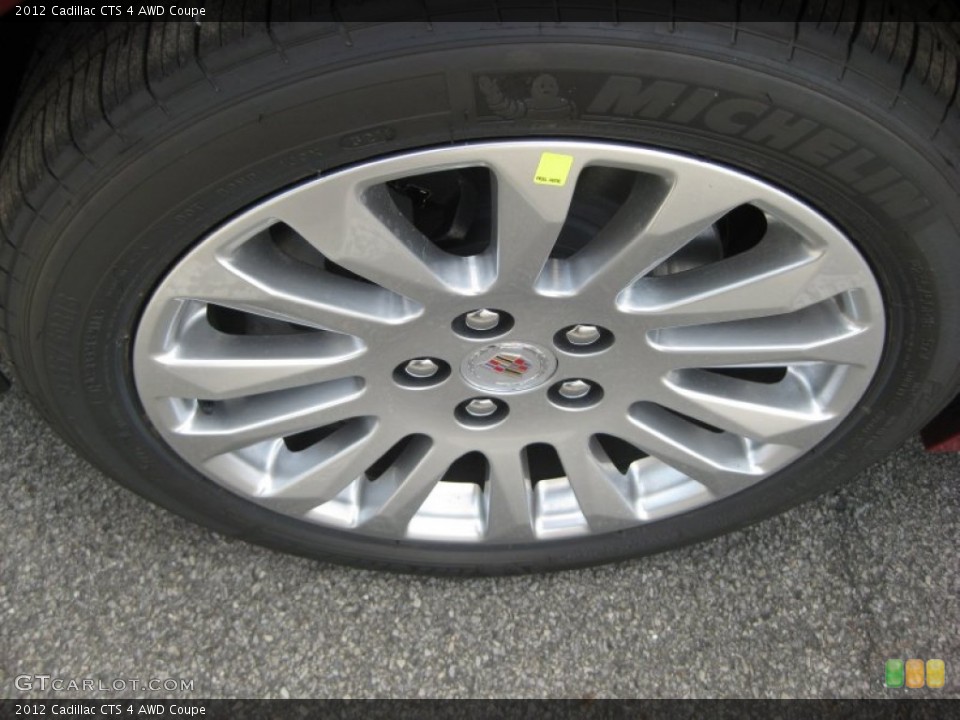 2012 Cadillac CTS 4 AWD Coupe Wheel and Tire Photo #54159582