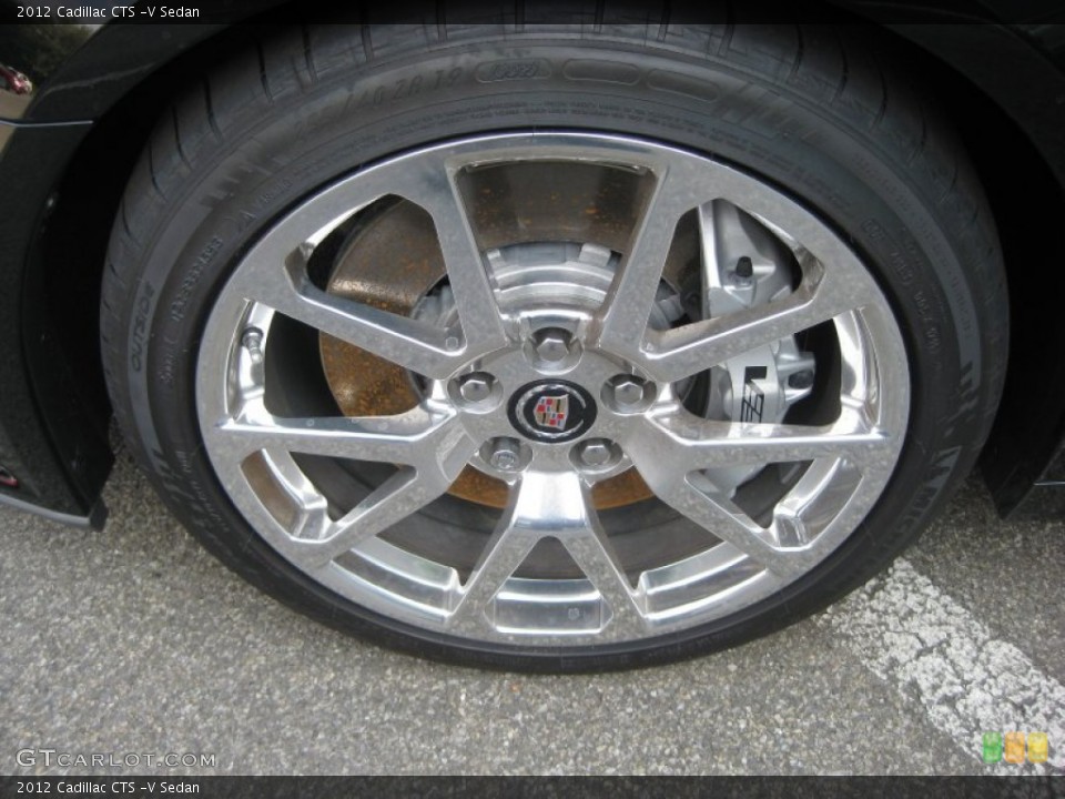 2012 Cadillac CTS -V Sedan Wheel and Tire Photo #54160293